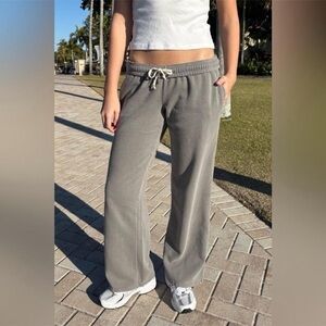 Light Grey Anastasia Tie Sweatpants